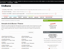 Tablet Screenshot of annuaire.edubourse.com