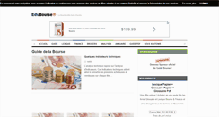 Desktop Screenshot of edubourse.com