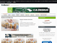 Tablet Screenshot of edubourse.com